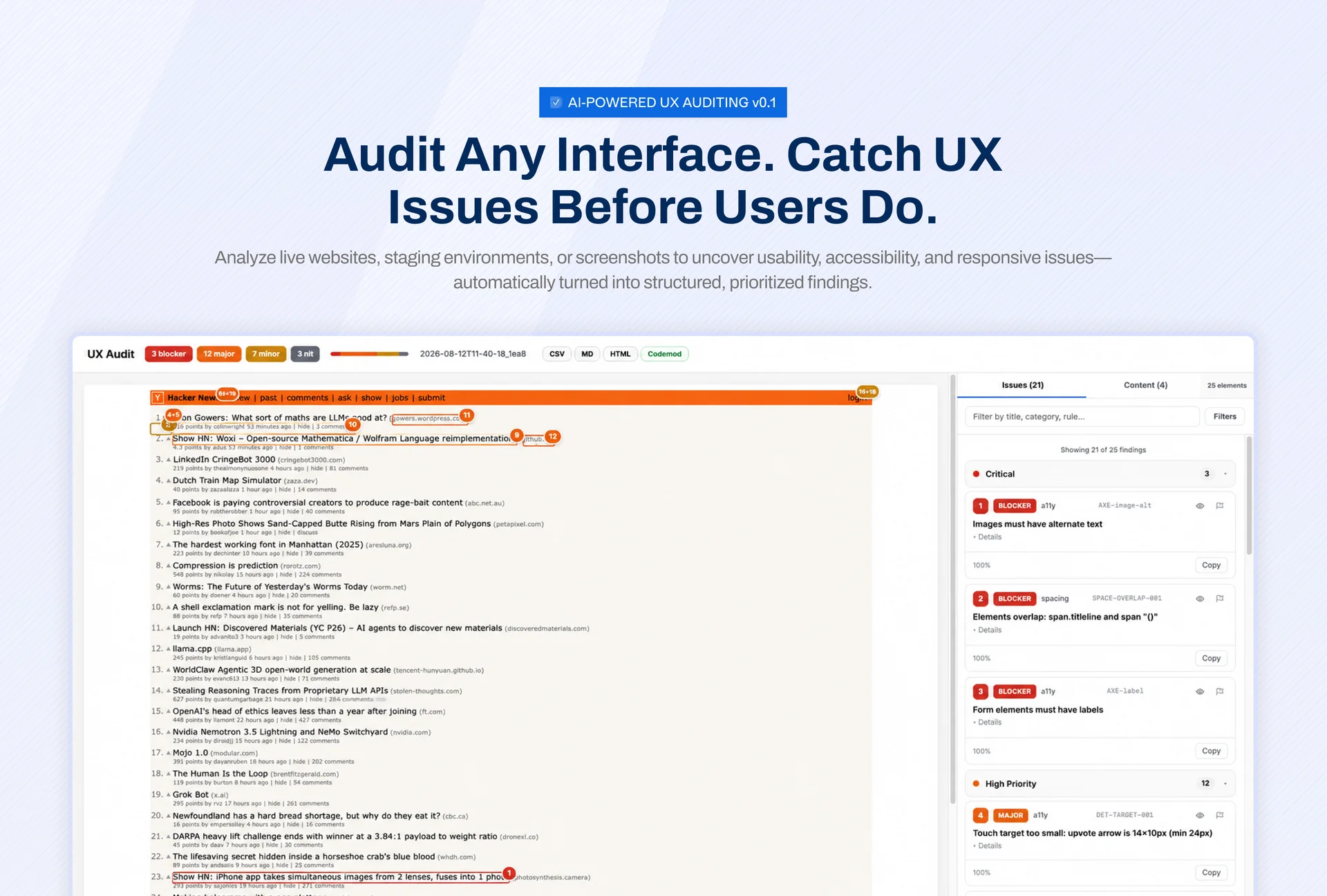 AI UX Audit: Automating Product Quality Reviews